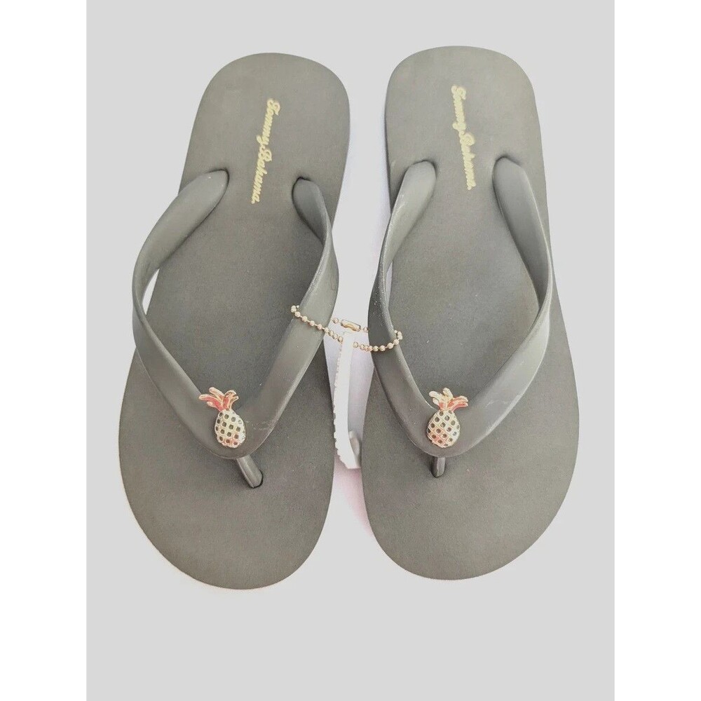 Tommy Bahama Women’s Size 6 FlipFlops Thongs Pineapple Sage Green